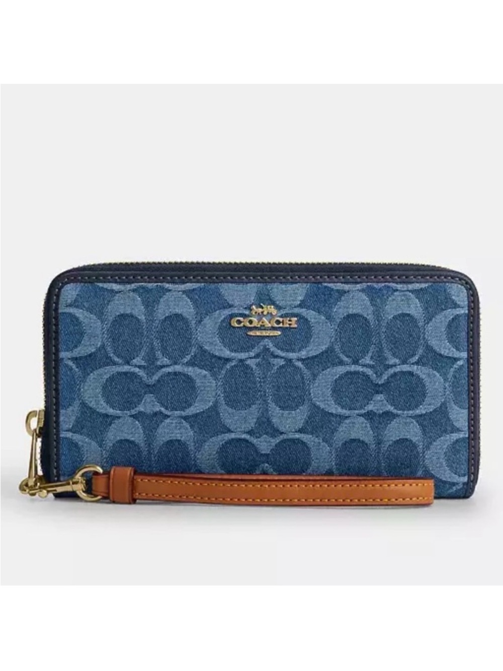 Coach Long Zip Around Wallet
In Signature Denim NWT